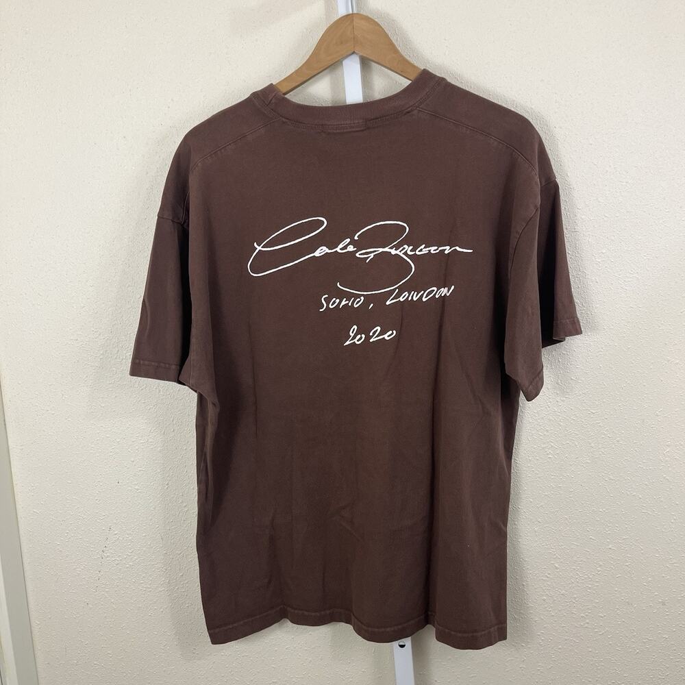 Cole Buxton Soho London 2020 Graphic T-Shirt Men’s M Medium Brown - Picture 3 of 8